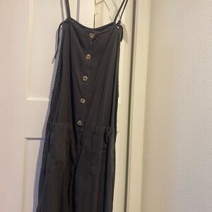 Billabong Dark Gray Jumpsuit